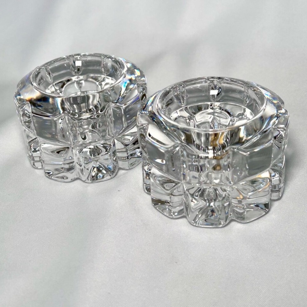 Mikasa Clear Crystal Glass -made in Germany 2 pieces